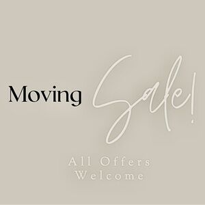 ⚡️ MAKE AN OFFER - MOVING SALE - CLOSET
CLEAN OUT